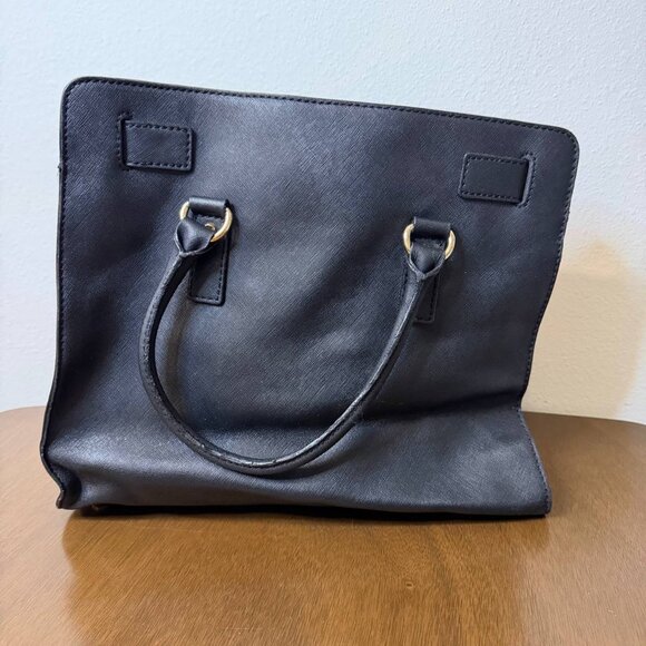 Michael Kors Hamilton Tote Bag – Black Leather – Women’s Handbag - Picture 2 of 16